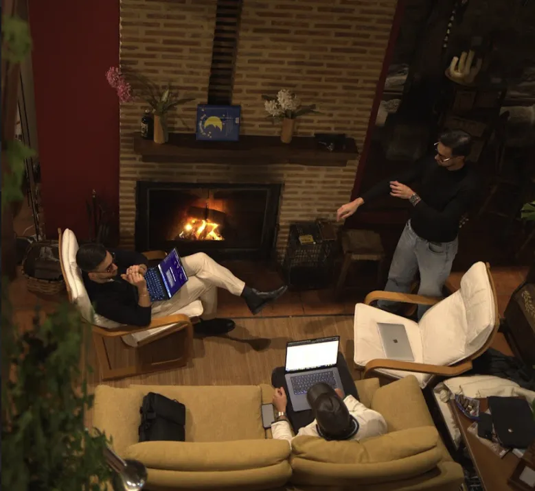 people meeting in room