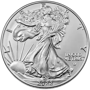 1 Troy Ounce US Mint Silver Eagle 999 Silver Coin