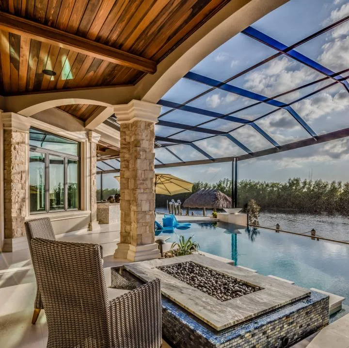 Screened Pool Area 