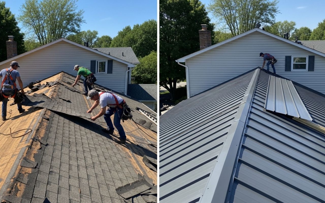 Metal or Asphalt Roof Replacement for Port Chester Homes