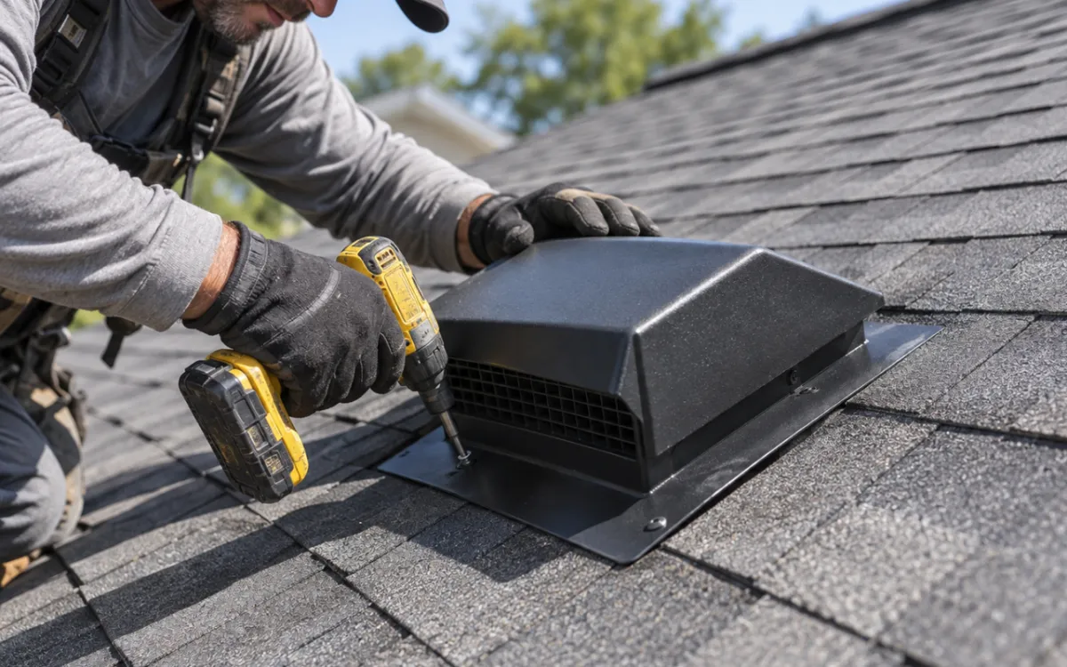Roof Vent Installation That Supports Better Attic Airflow