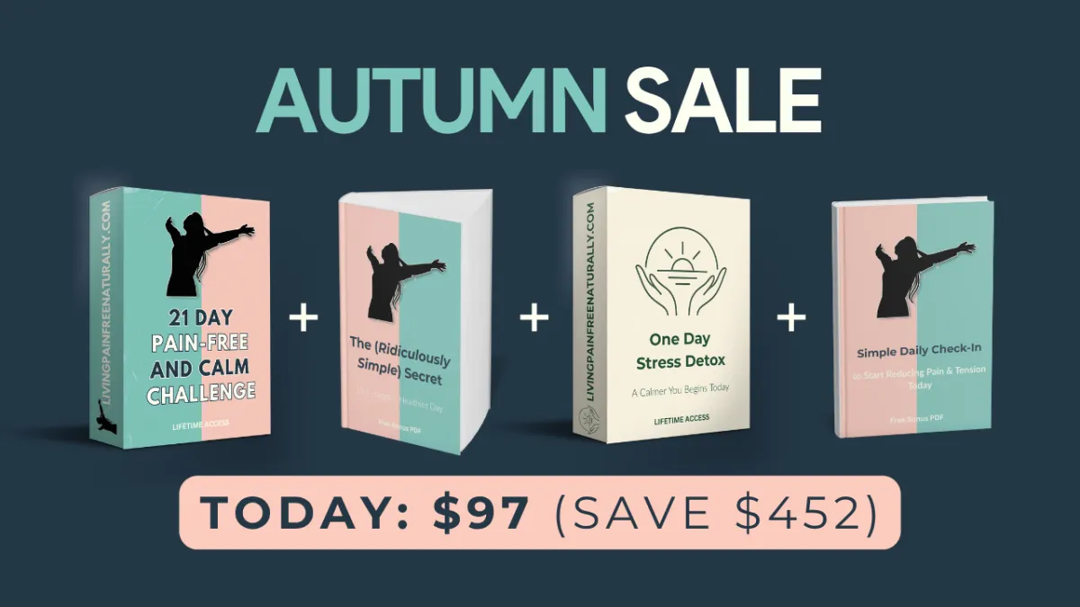 21 Day Pain-Free & Calm Challenge Special Offer