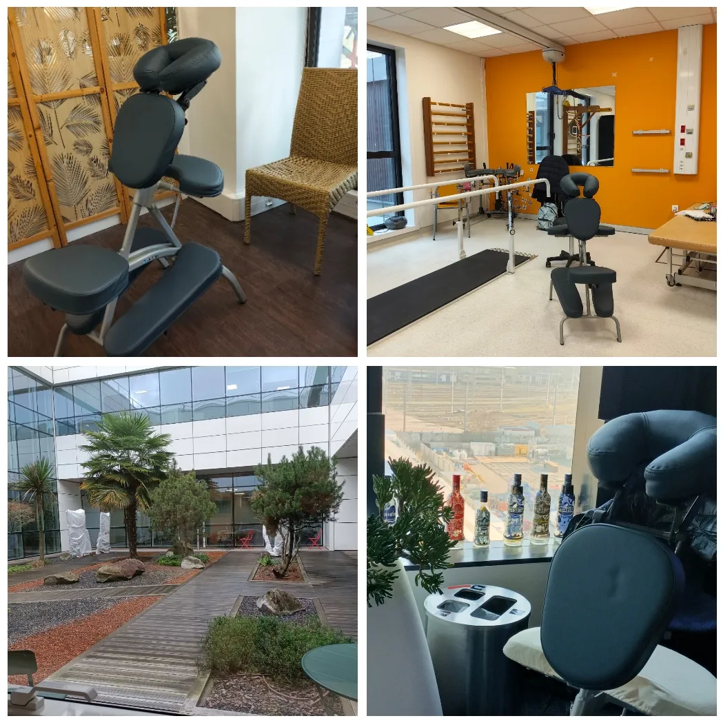 Massage assis en entreprise