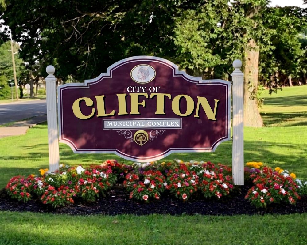 Clifton NJ Town Sign