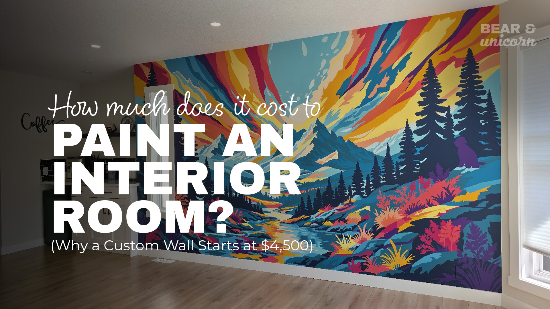 How Much Does It Cost to Paint an Interior Room? (Why a Custom Wall Starts at $4,500)