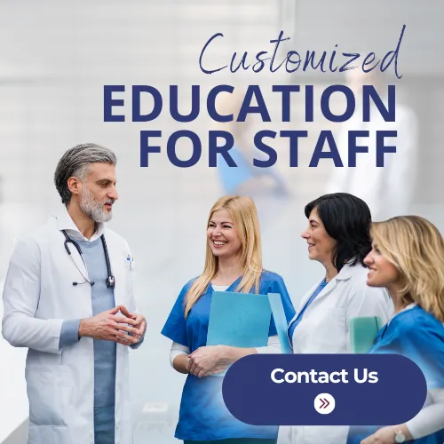 Customized wound care education for healthcare staff