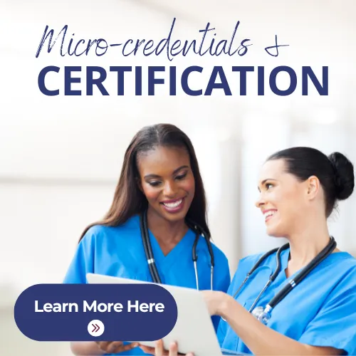 Wound care micro-credential courses and advanced certification for nurses
