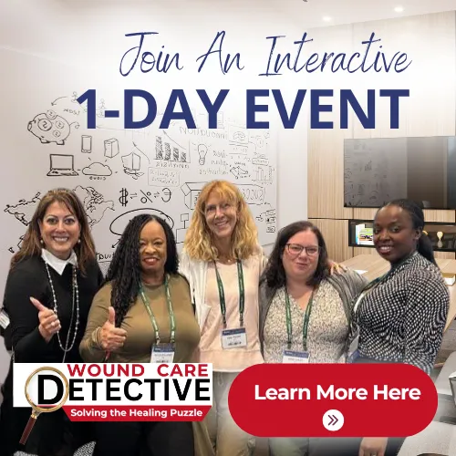 Interactive live one-day wound care CE training