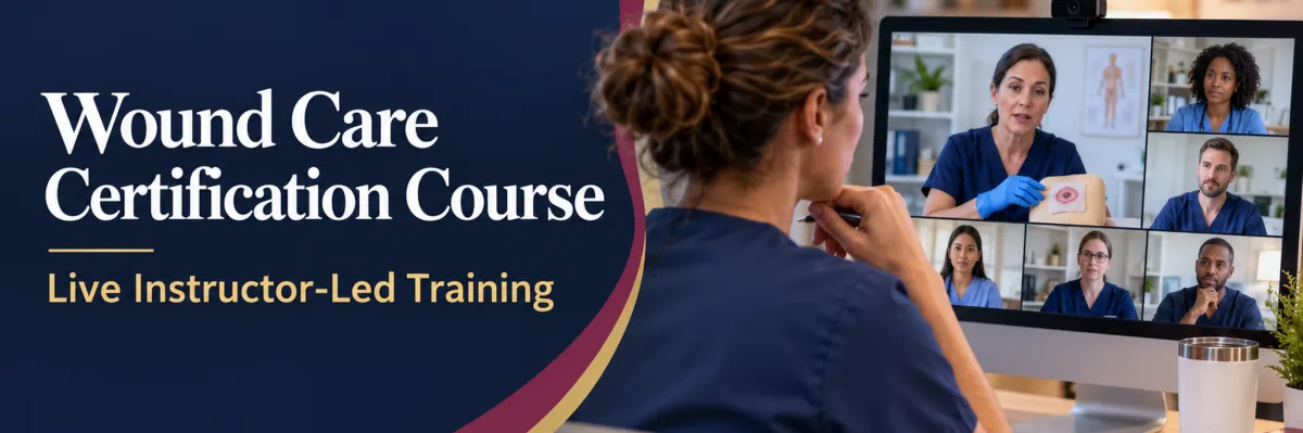 Wound Care Certification Course — Live Instructor-Led Training