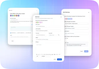 Bulk WhatsApp, SMS & Email
