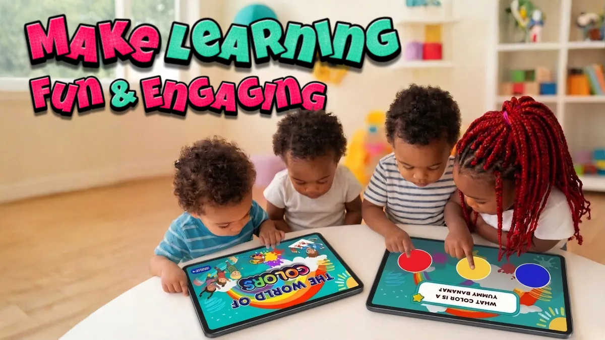 Play-based learning for toddlers featuring interactive educational games from DigiHive & Co.
