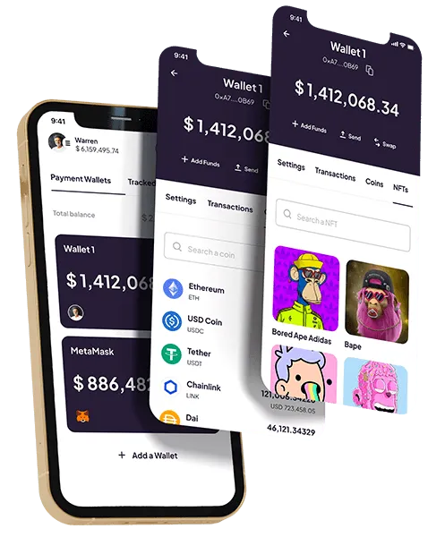 NovaLedger brand mark metallic compass emblem