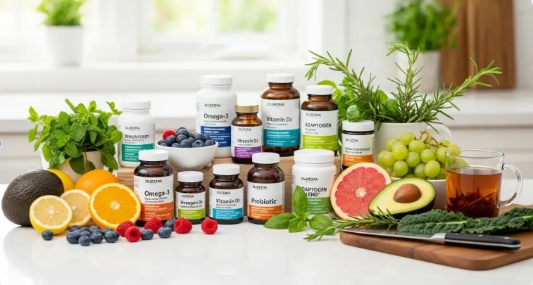 Quality wellness supplements with clean ingredients and natural foods