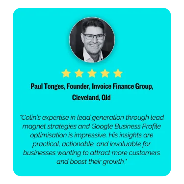 Paul Tongues, Founder, Invoice Finance Group, Cleveland, Qld  