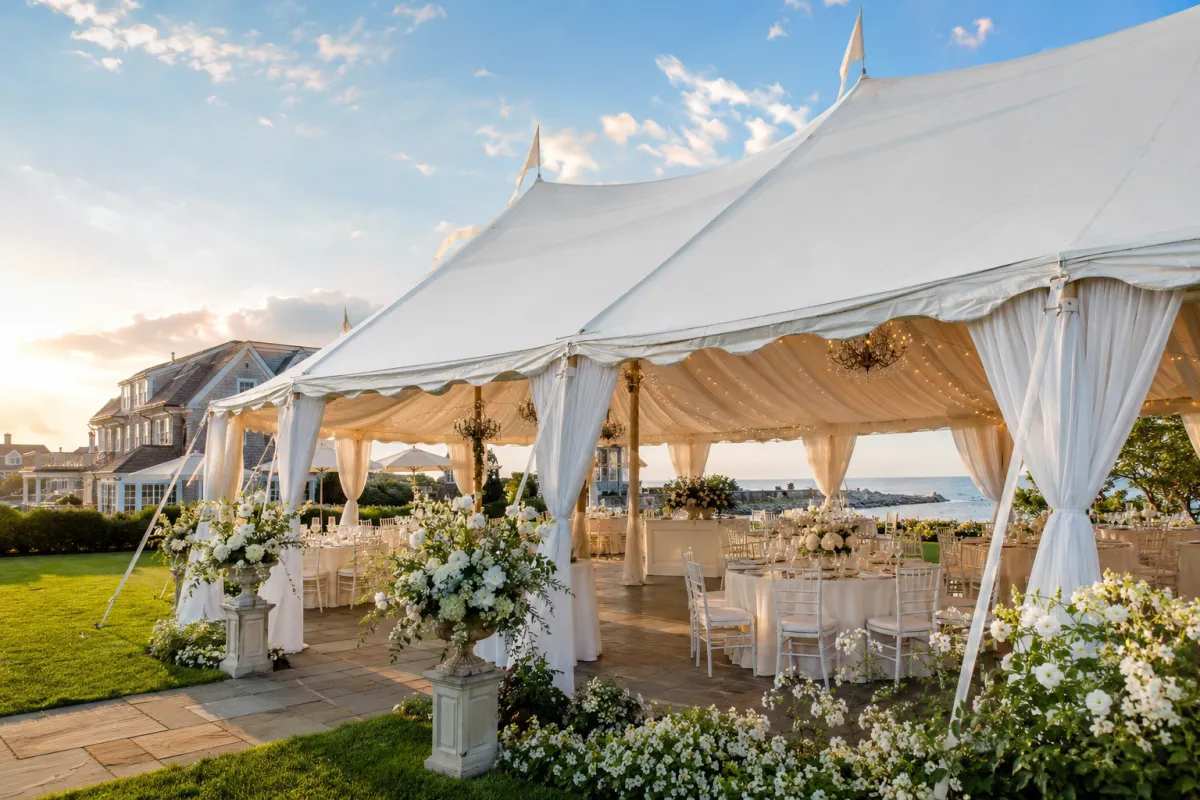 How much does tent rental cost for a Long Island wedding?