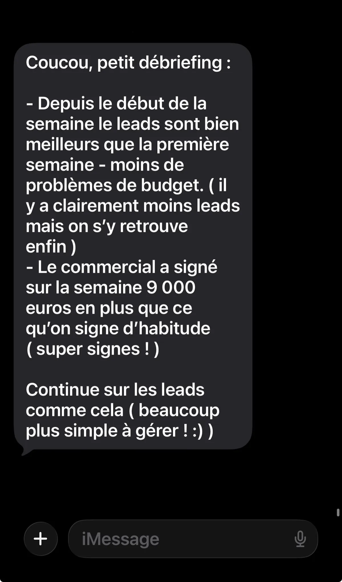 Capture de résultats — emplacement 1 à compléter