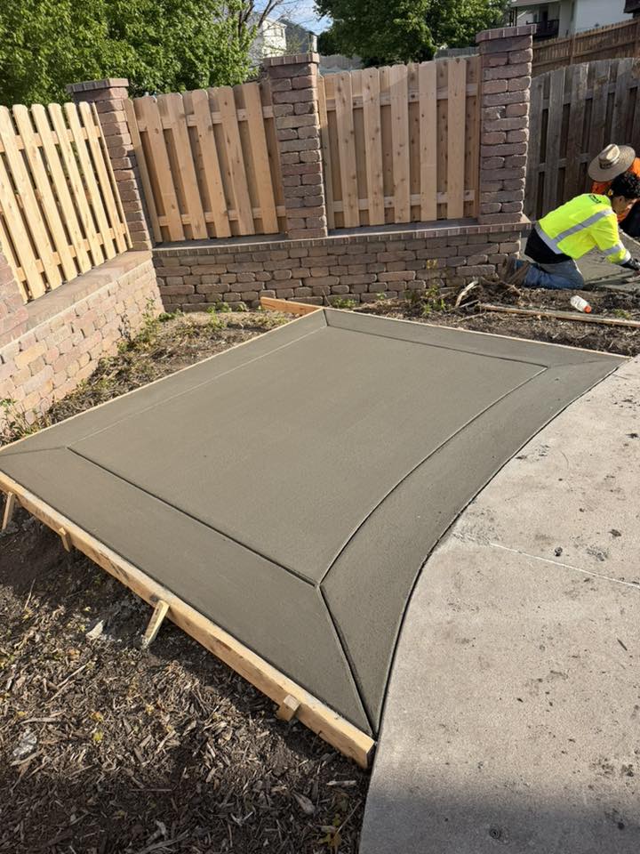 Patio installation