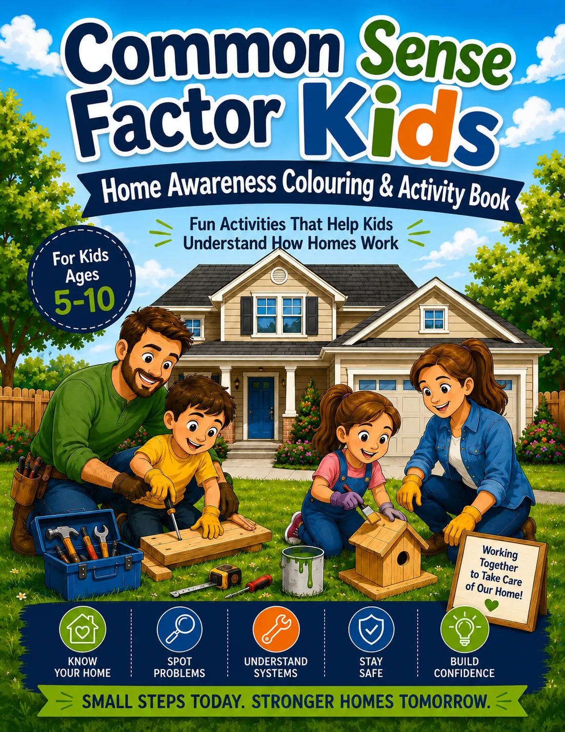 Common Sense Factor Kids Home Awareness Book Cover