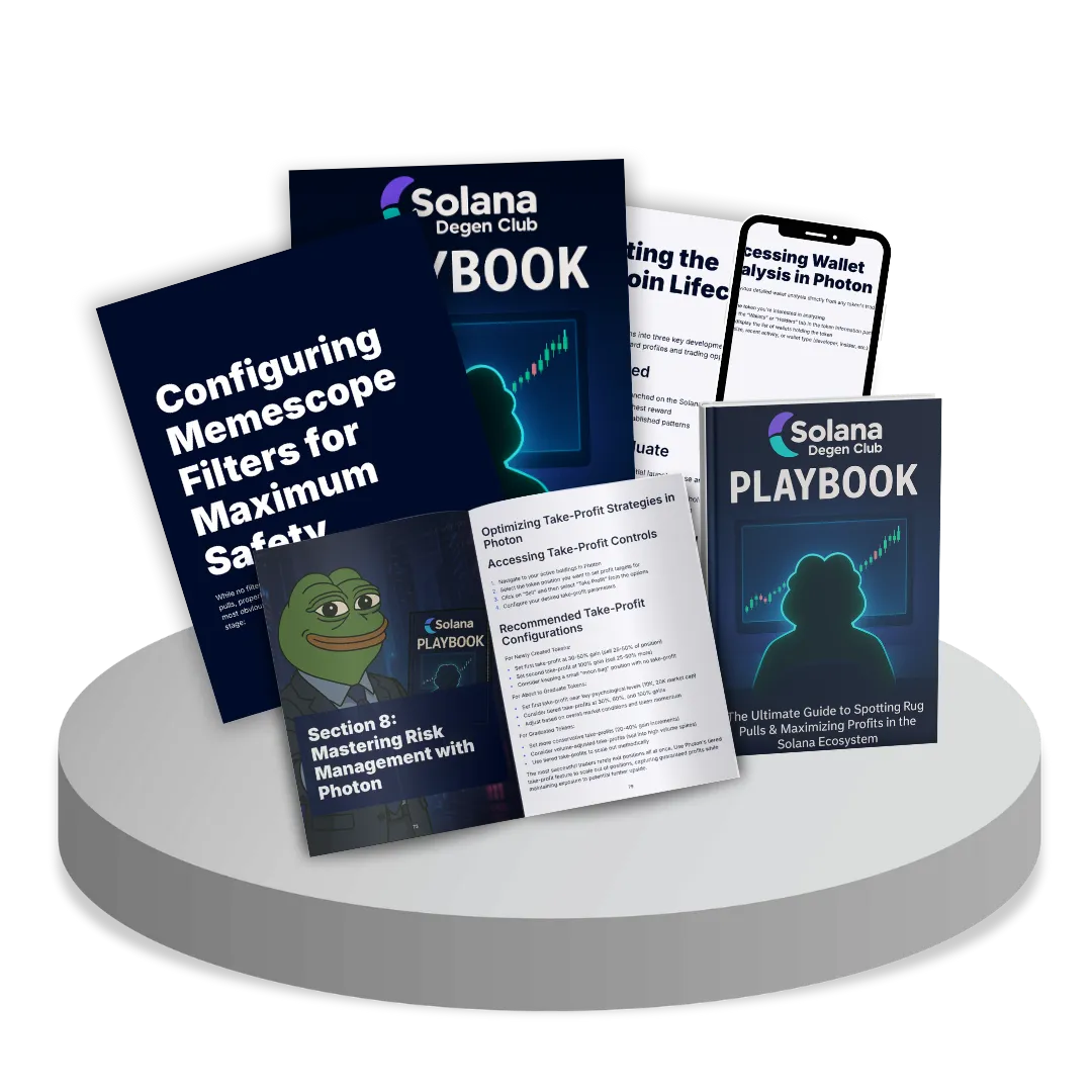 Solana Degen Playbook: Ebook Images