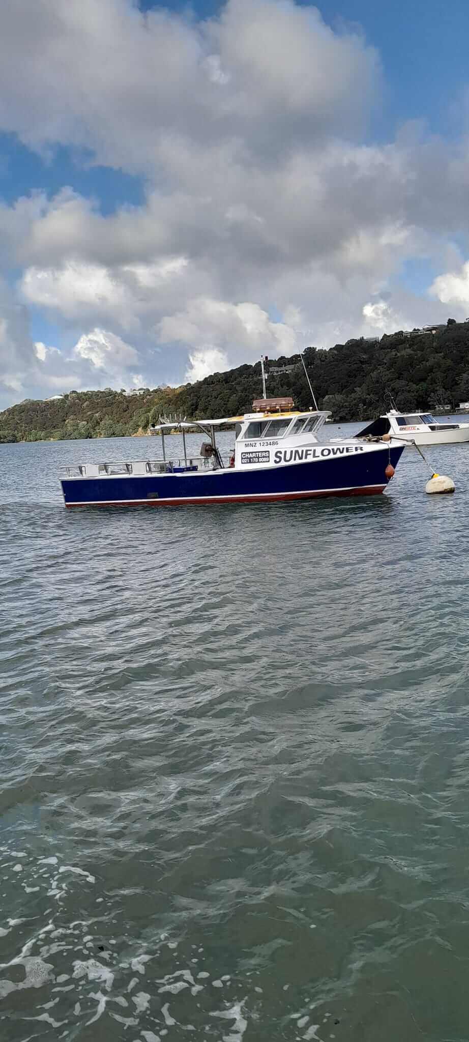 Jason Donaldson skipper of JD’s Fishing Charters Leigh Auckland New Zealand