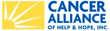 Cancer Alliance of Help & Hope yellow and blue logo