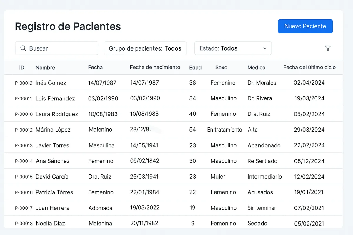 expedientes digitales FIV