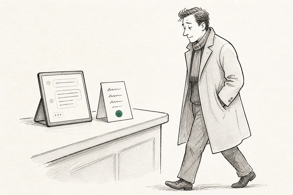 Should Customers Know They're Talking to AI?