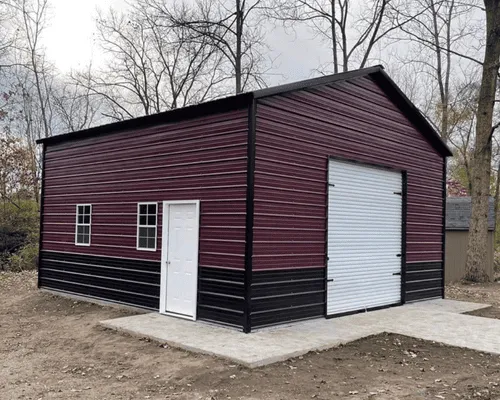 Steel Building Installation in Lexington