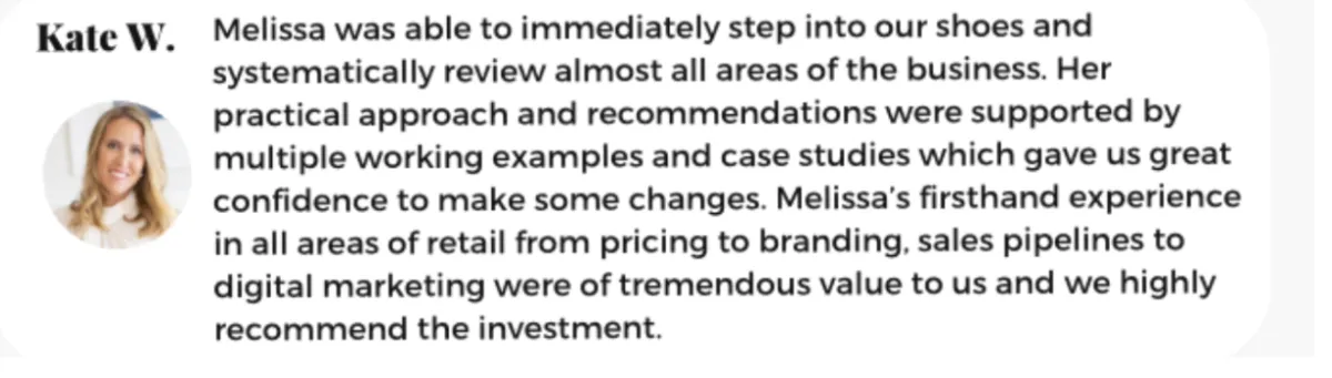 review of melissa robbins thelotco for scalemm