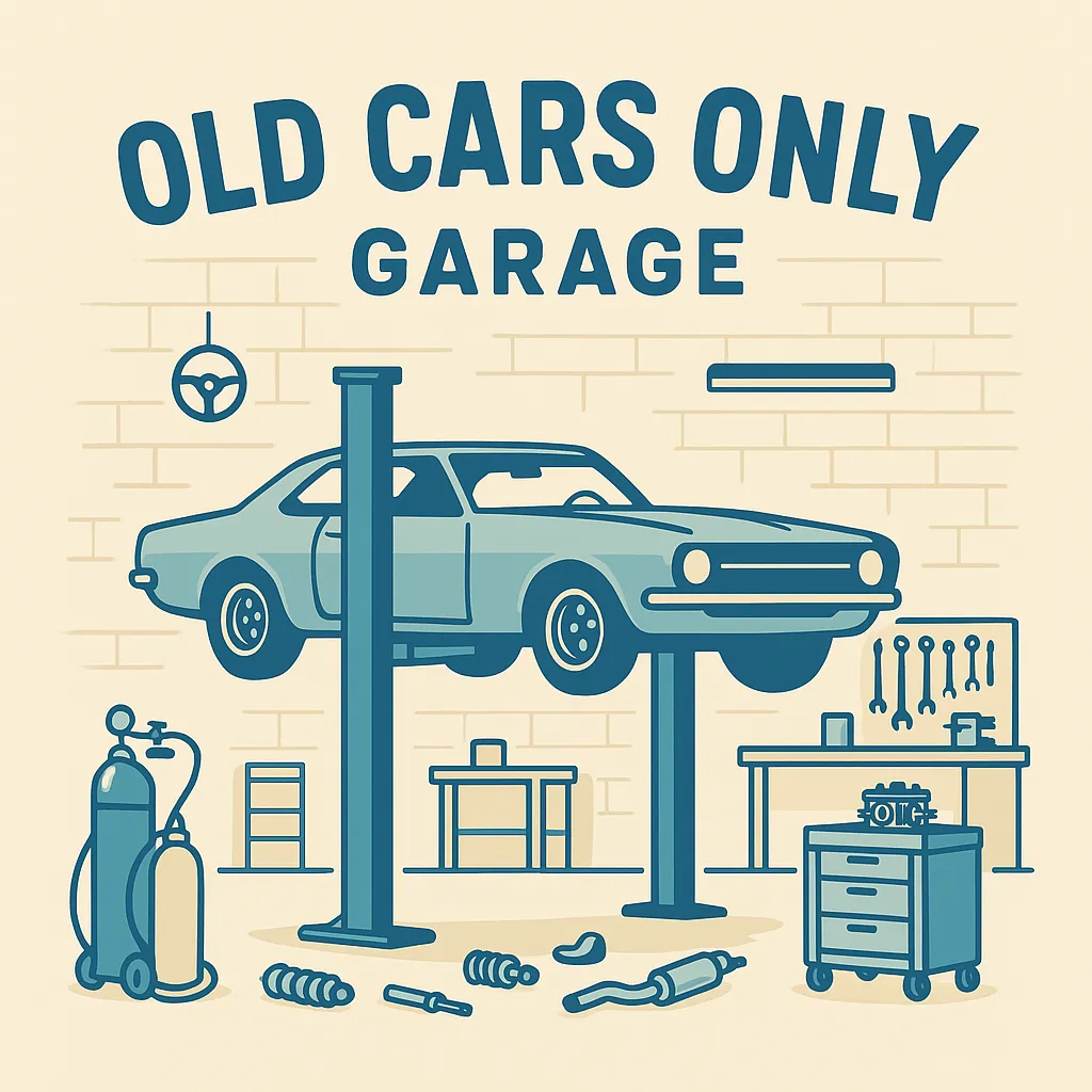 Old Cars Only Garage Header Icon