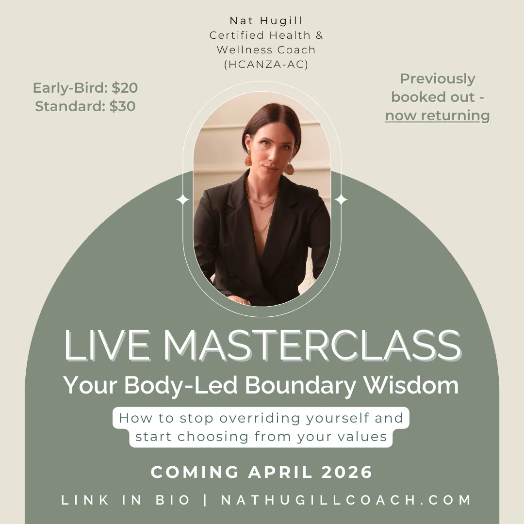 Nat Hugill Coach | Upcoming Masterclass Your Body-Led Boundary Wisdom