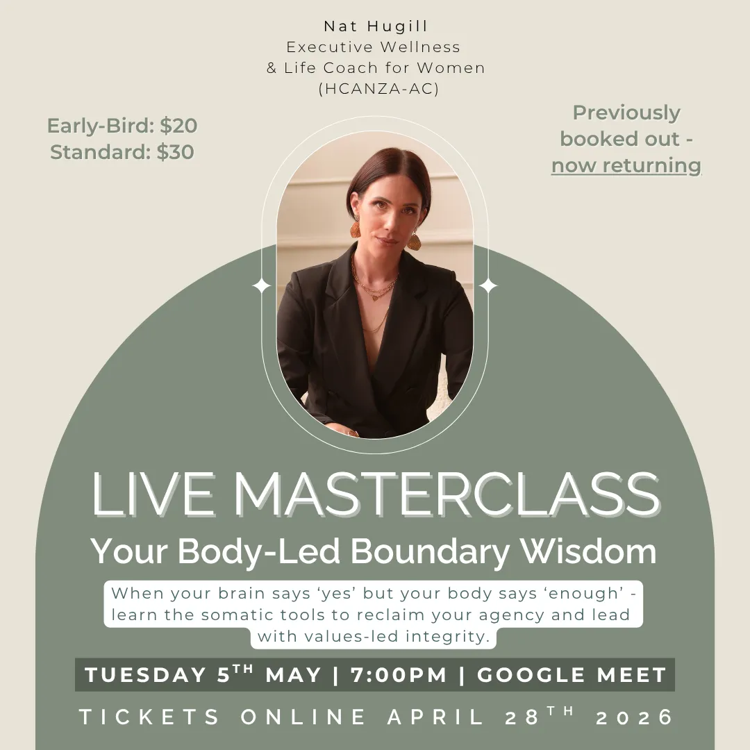Nat Hugill Coach | Upcoming Masterclass Your Body-Led Boundary Wisdom