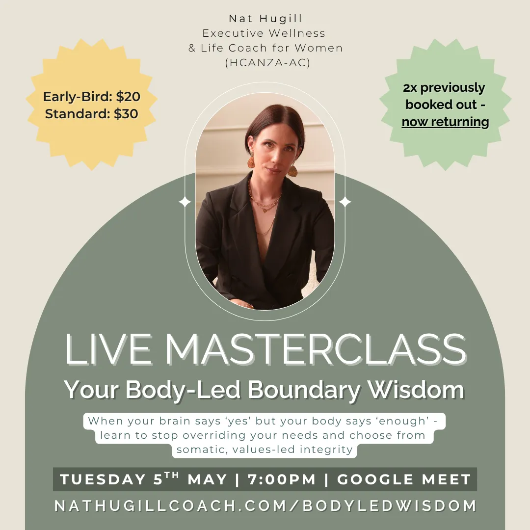 Nat Hugill Coach | Upcoming Masterclass Your Body-Led Boundary Wisdom