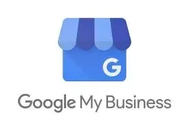 Google My Business logo, connecting to verified business profile and reviews.