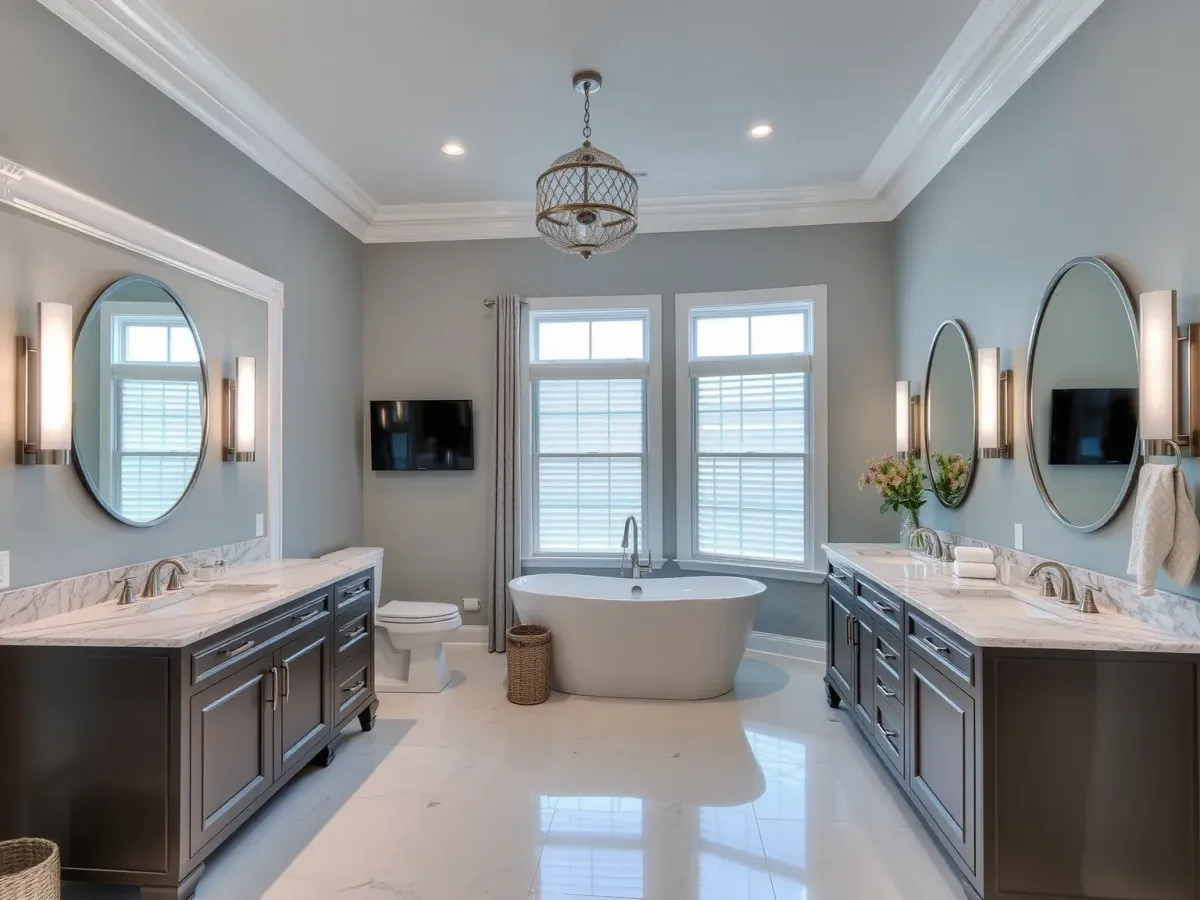 Completed Bathroom Remodeling in Morehead City, NC, highlighting professional results.