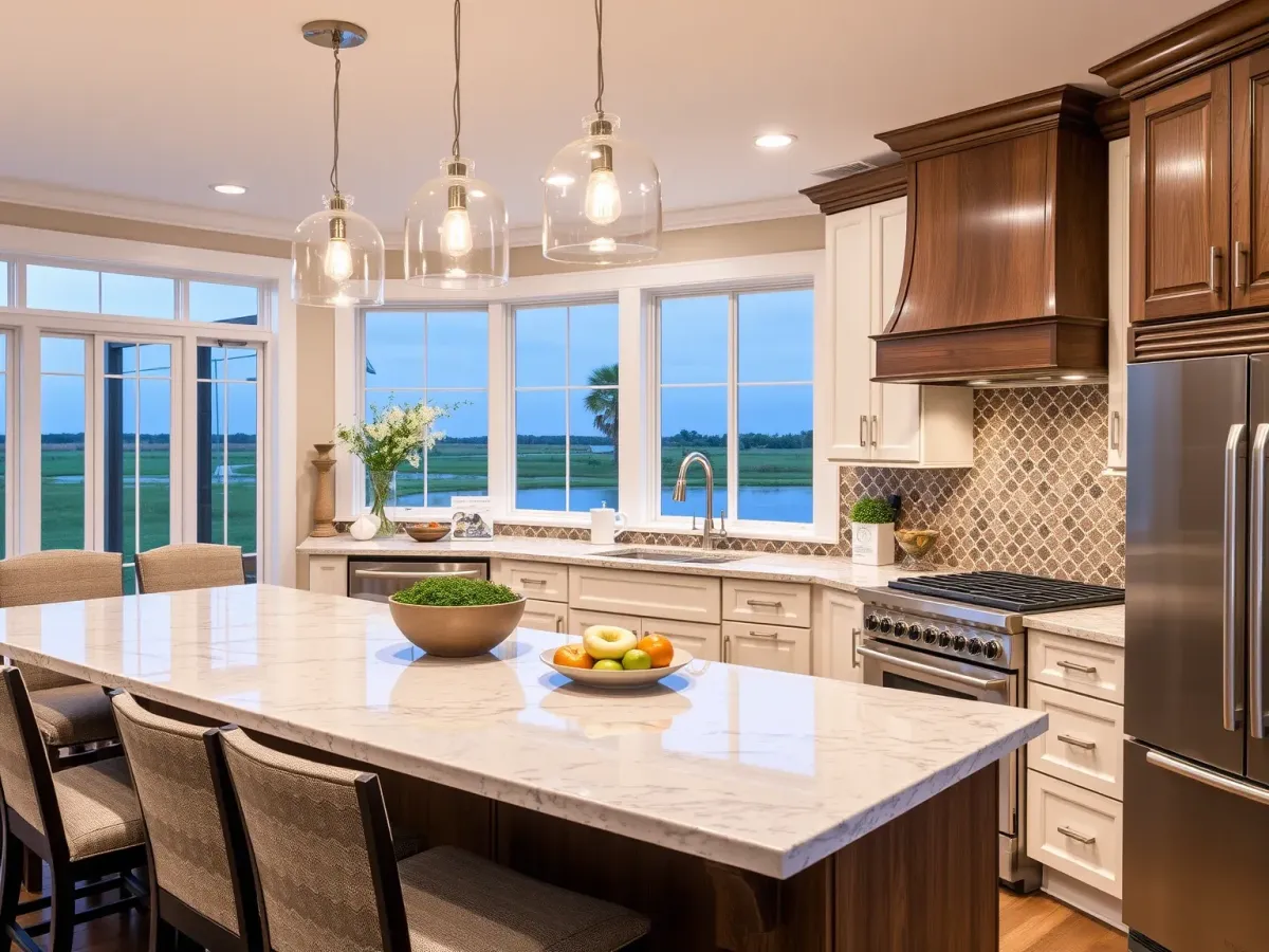 After Kitchen Remodeling in Morehead City, NC, featuring enhanced functionality.