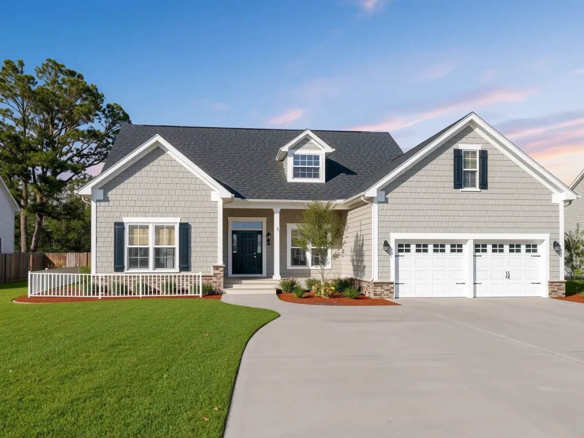 Finished Turnkey Construction project in Morehead City, NC with stylish design.