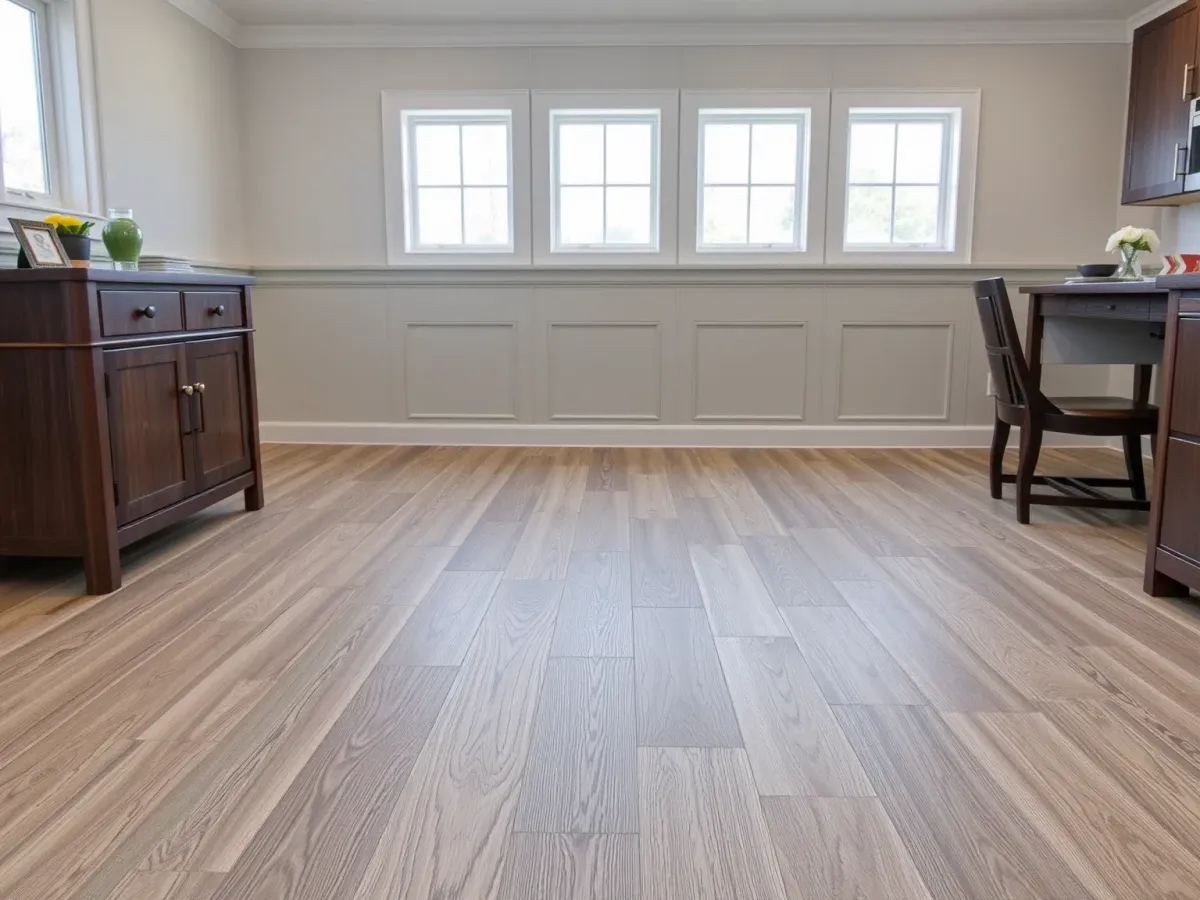 After photo of a modern Flooring Installation in Morehead City, NC, showcasing enhanced design and durability.