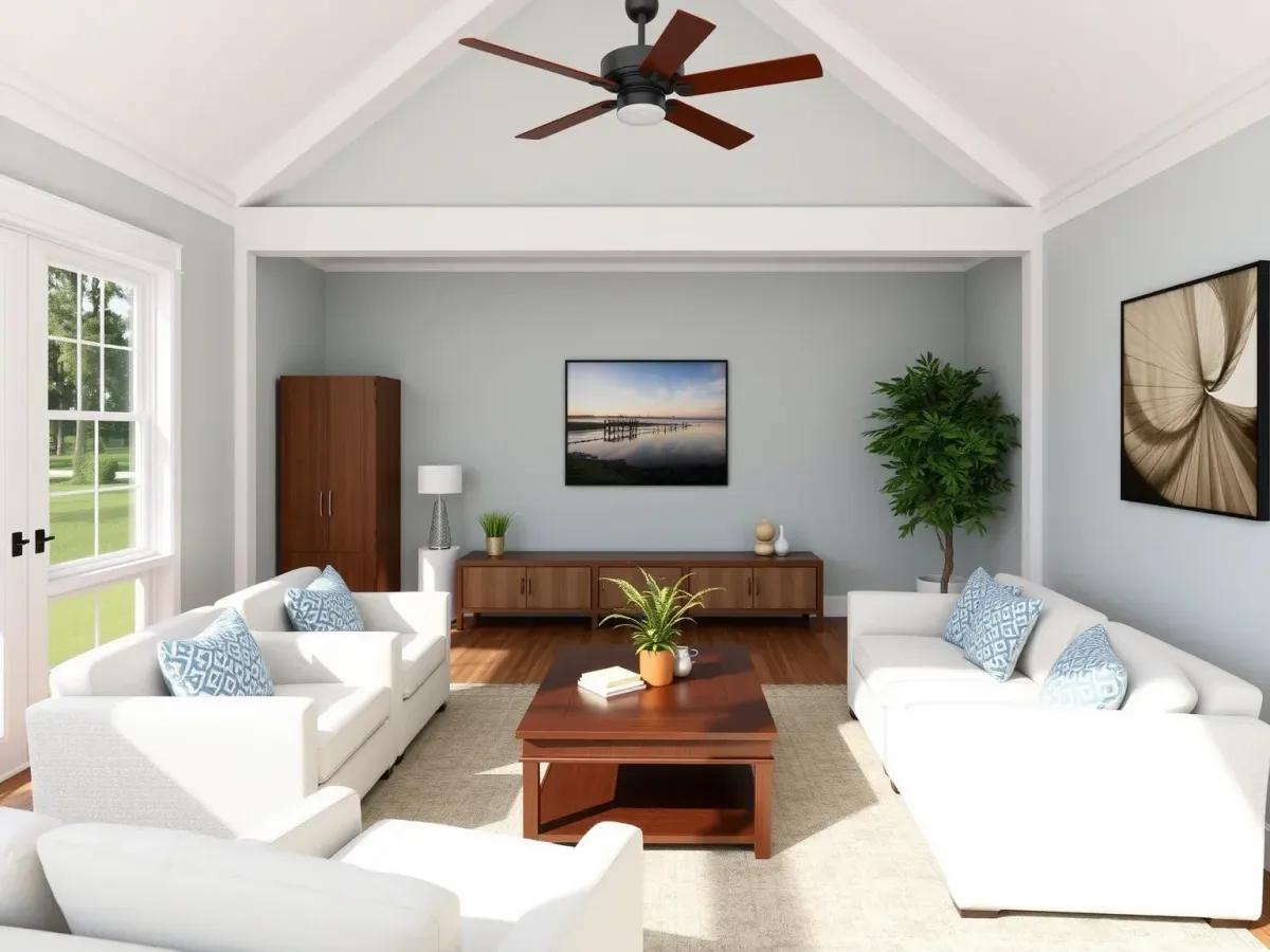 After photo of a modern Home Addition in Morehead City, NC, showcasing enhanced design and durability.
