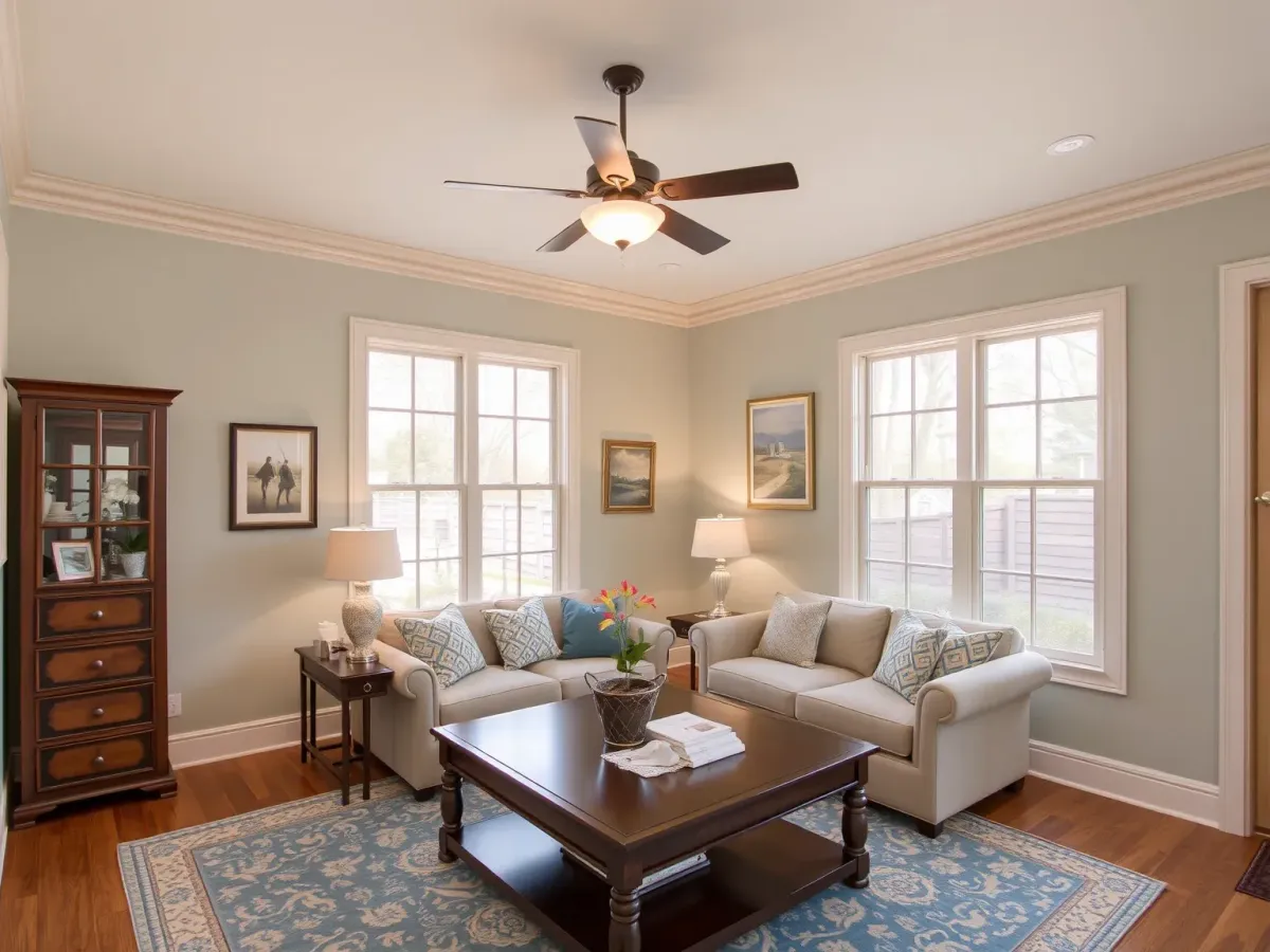 After photo of a modern Interior Painting in Morehead City, NC, showcasing enhanced design and durability.