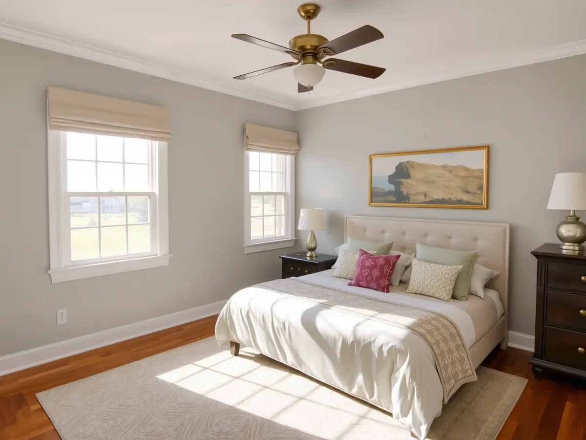 Finished Interior Painting project in Morehead City, NC with stylish design.