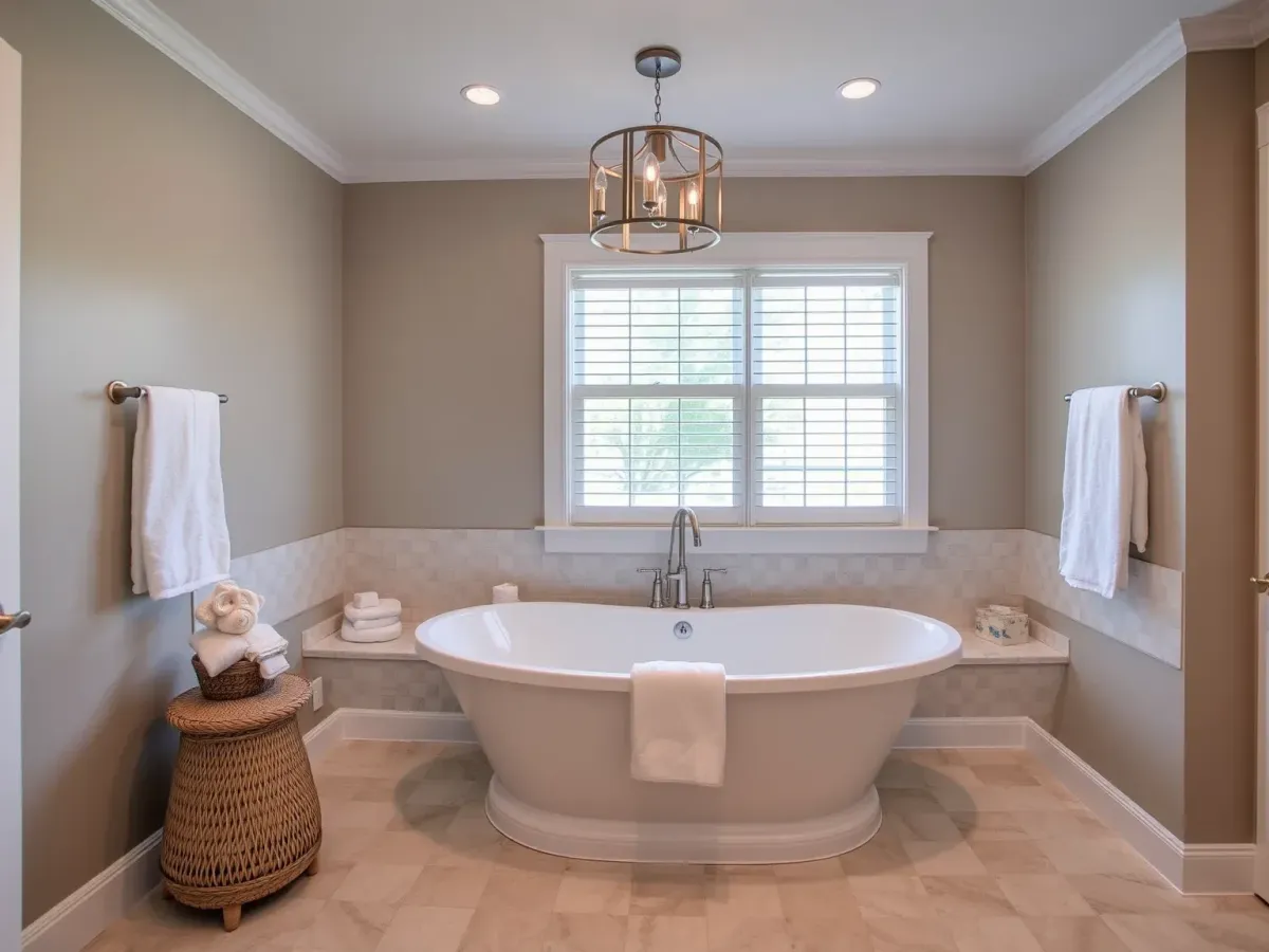 Completed Bathtub Installation in Morehead City, NC, highlighting professional results.