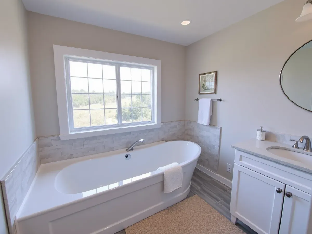 After Bathtub Installation in Morehead City, NC, featuring enhanced functionality.