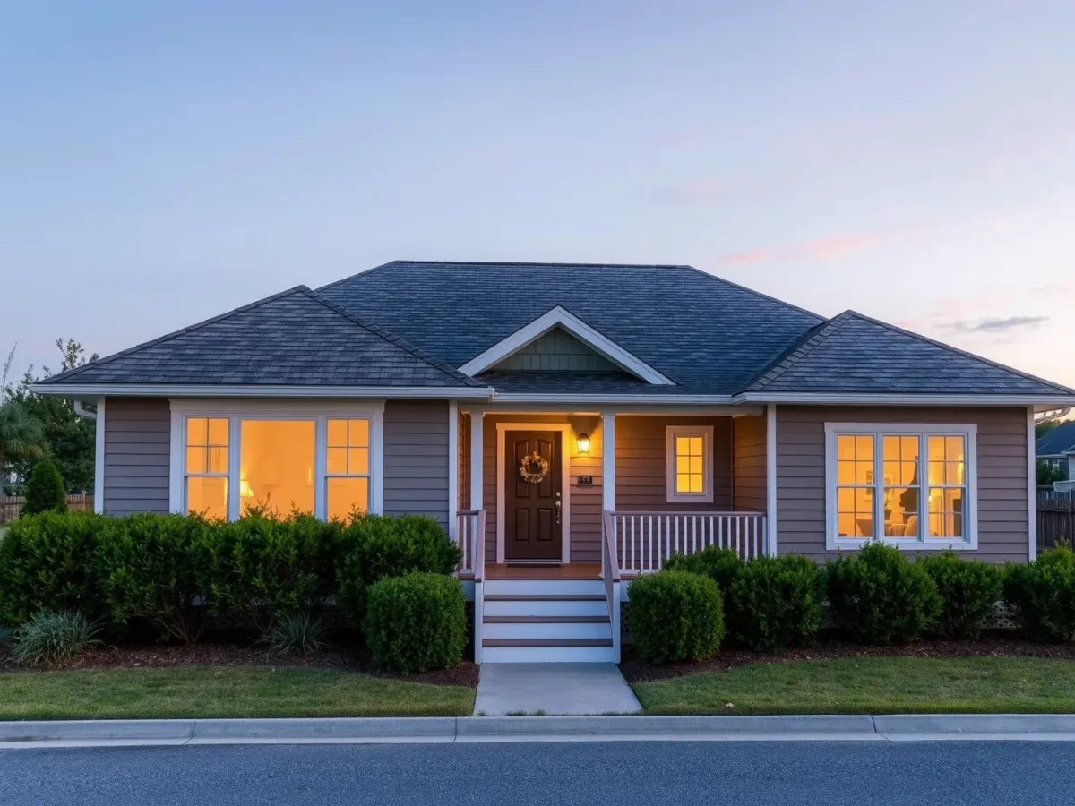 After photo of a modern Siding Installation in Morehead City, NC, showcasing enhanced design and durability.