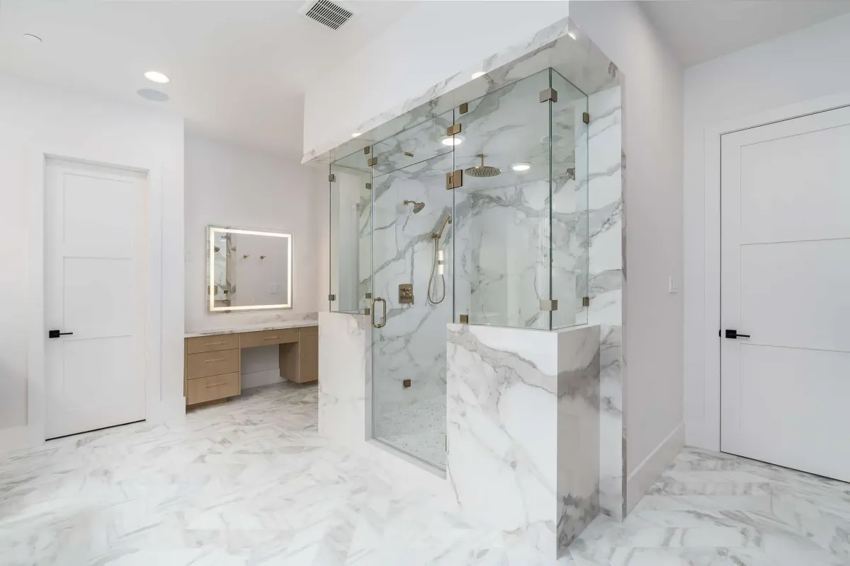 After Luxury Tile Installation in Morehead City, NC, featuring enhanced functionality.