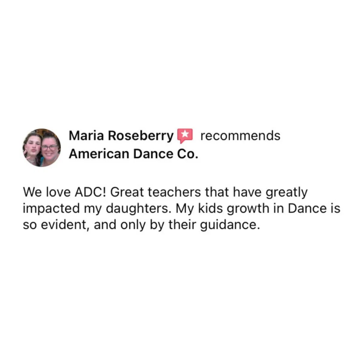 Review for American Dance Co.