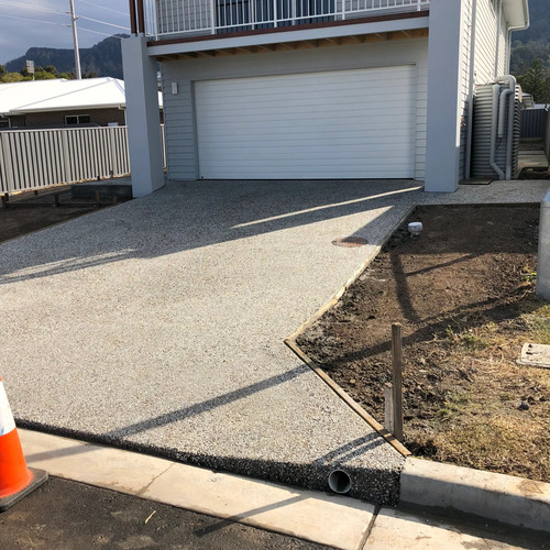 Exposed Aggregate Concrete in Ballan