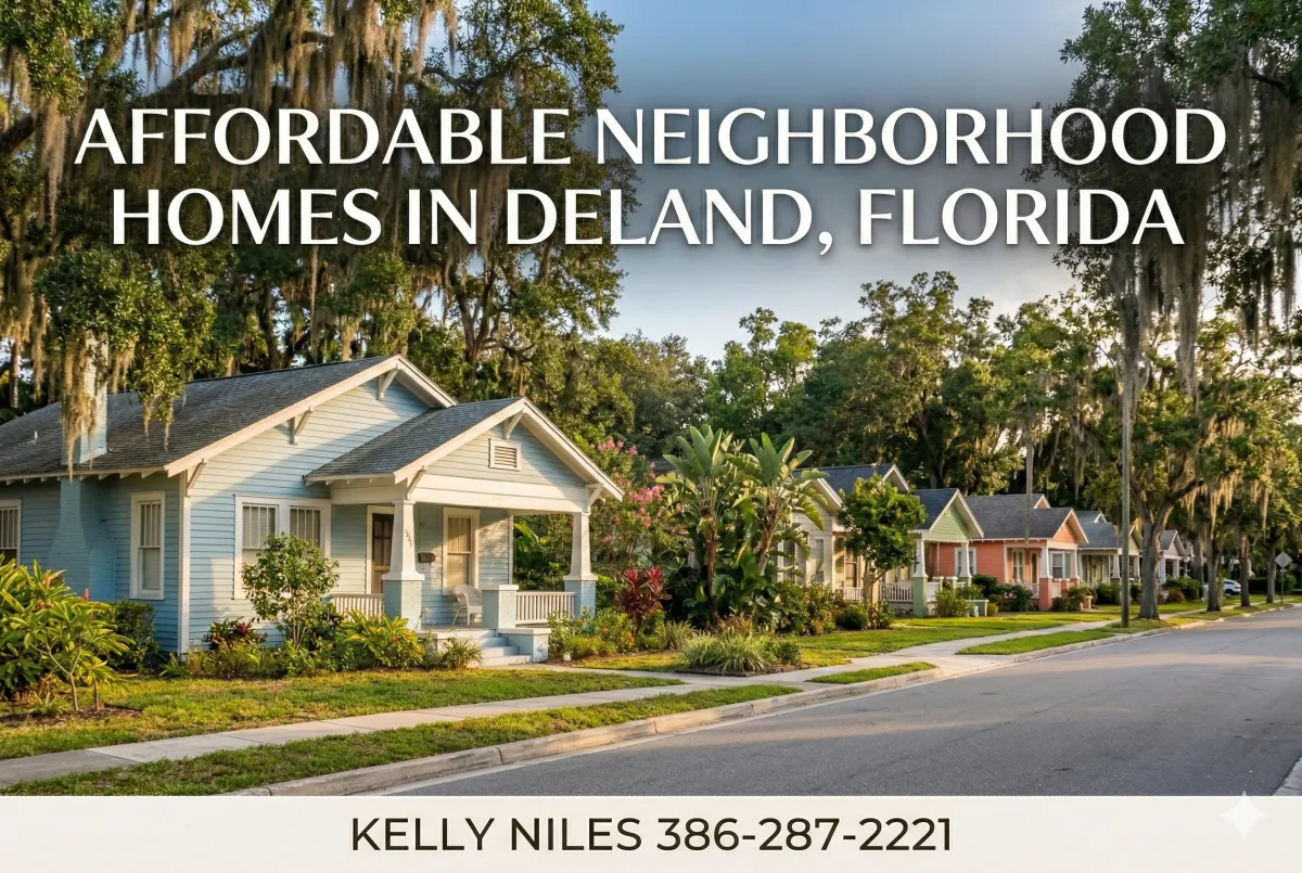 Affordable neighborhood homes in DeLand Florida