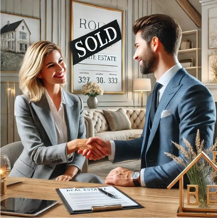 Happy Real Estate Agents