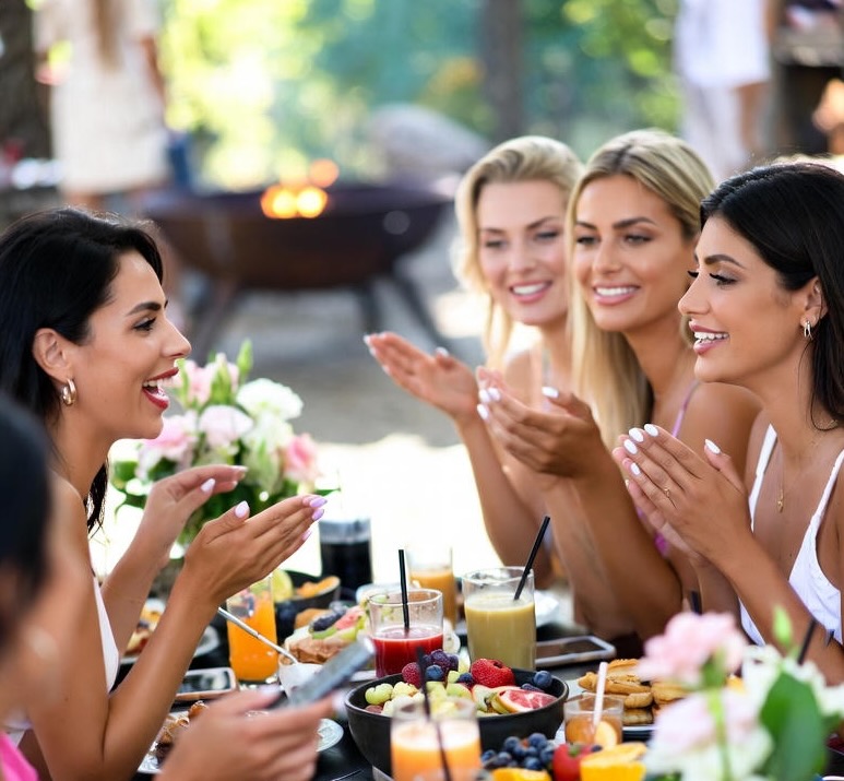 A curated lineup of premium beauty products displayed on a marble surface, each with elegant, minimalist packaging. Soft, diffused lighting highlights the textures and colors, while the arrangement suggests a cohesive, high-end brand collection ready for launch.
